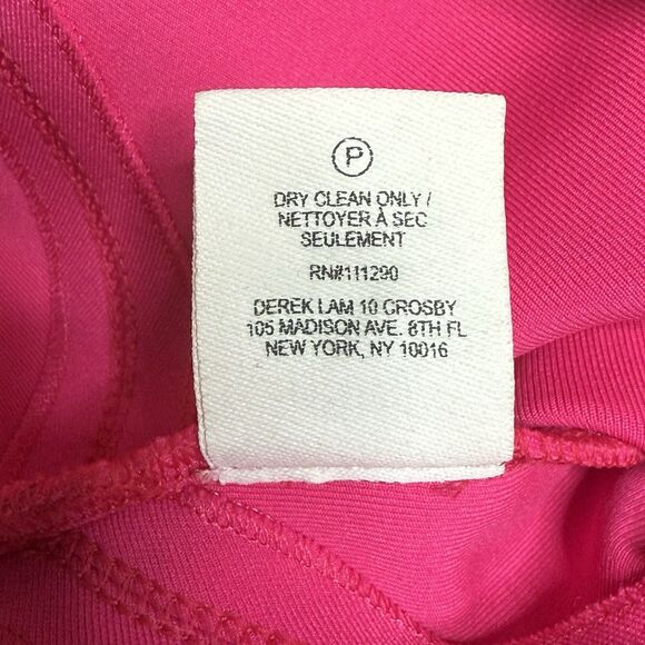 Derek Lam 10 Crosby Sleeveless Flare Ponte Mini Dress Rose Pink Approx. Small - Picture 10 of 16
